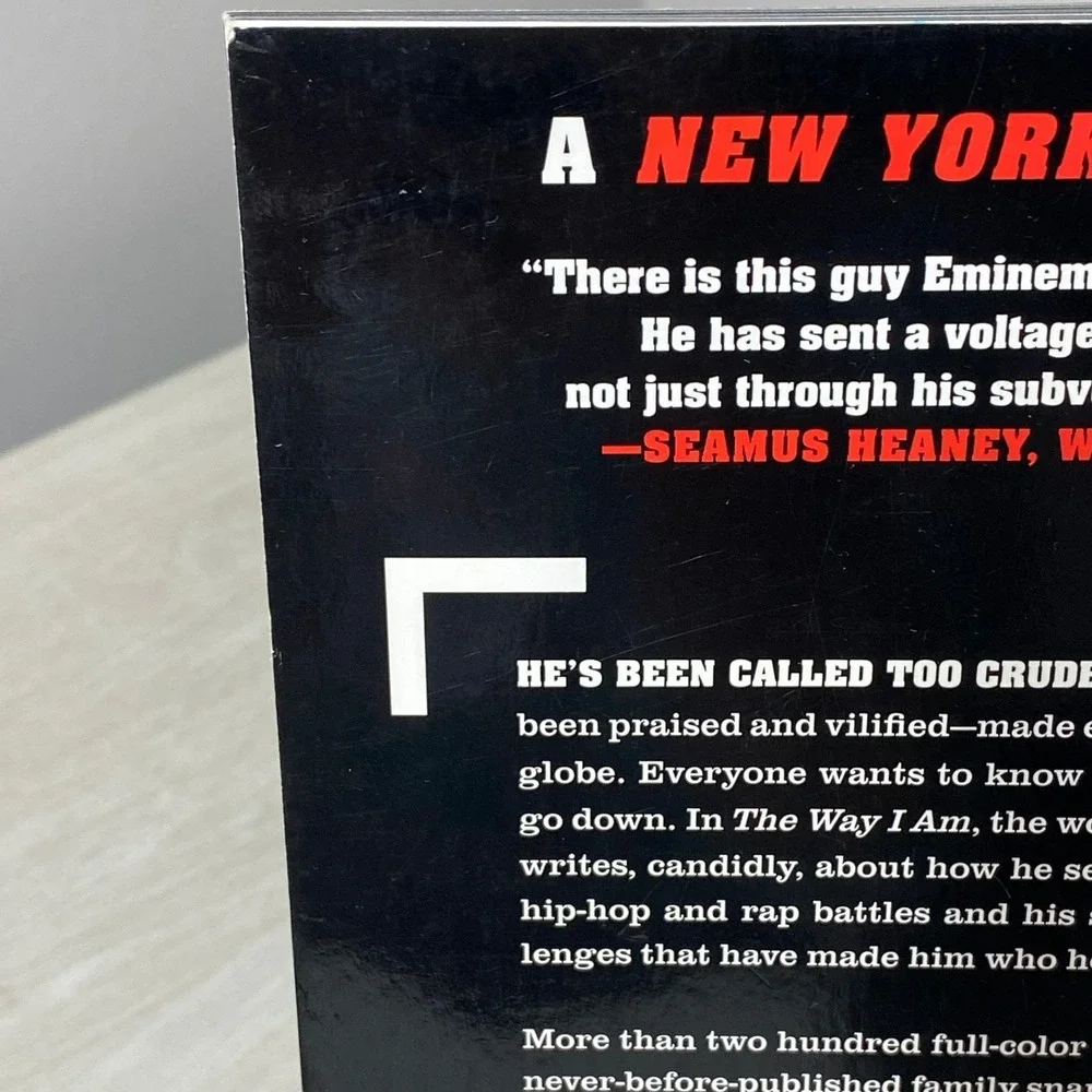 Eminem The Way I Am Autobiography Paperback Book 2009 Plume Rap Music Memoir